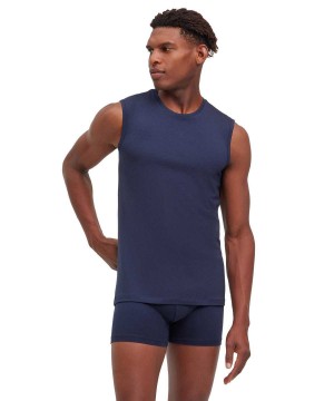 Falke 2-Pack Top Round-neck Daily Comfort Mellény Férfi Szürke | VKXC-17264