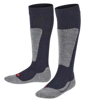 Falke Active Ski Knee-high Socks Zokni Gyerek Kék | VZBD-43861