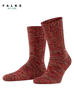 Falke Brooklyn Boot socks Zokni Férfi Piros | VNQT-06943