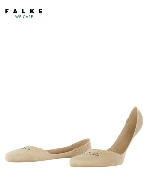 Falke Cool 24/7 Invisibles No Show Socks Férfi Bézs | PWUI-31560