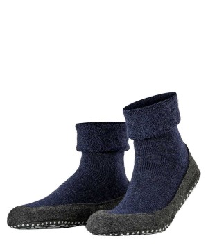 Falke Cosyshoe Slippers House Socks & Slippers Férfi Kék | JHAK-75984