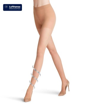 Falke Energize 30 DEN Tights Tights Női Bézs | ECGA-36542