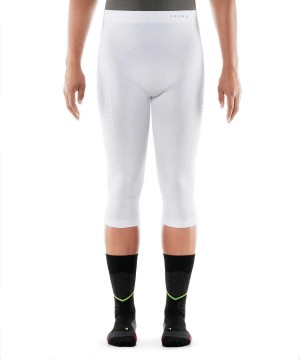 Falke Impulse Ski 3/4 Tights Health Tights Férfi Fehér | KENP-04158