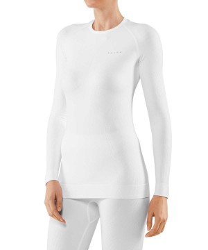 Falke Long sleeve shirt Maximum Warm Hosszú Ujjú Ing Női Fehér | ISMF-49860