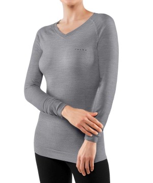 Falke Long sleeve shirt Wool-Tech Light Hosszú Ujjú Ing Női Szürke | PFKC-73264