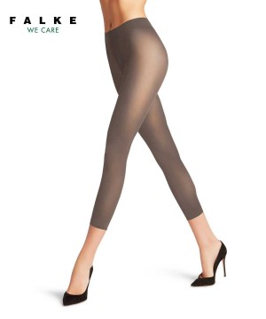 Falke Pure Matt 50 DEN Capri Leggings & Capri Női Barna | ZAHF-15230