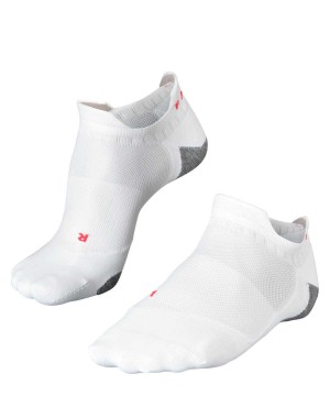 Falke RU5 Race Invisible Running Invisibles No Show Socks Férfi Fehér | QKBE-58467