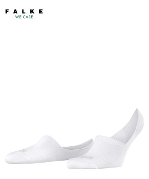 Falke Step High Cut Invisibles No Show Socks Férfi Fehér | NFMH-78634