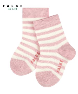 Falke Stripe Socks Zokni Baba Rózsaszín | XOPZ-37249