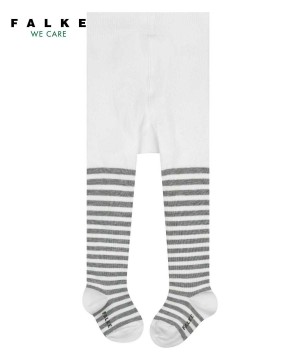 Falke Stripe Tights Tights Baba Fehér | MINP-25186