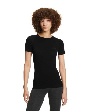 Falke T-Shirt Wool-Tech Light Rövid Ujjú Ing Női Fekete | HRFO-81745