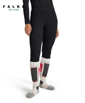 Falke Tights Wool-Tech Tights Női Fekete | RWAG-20483